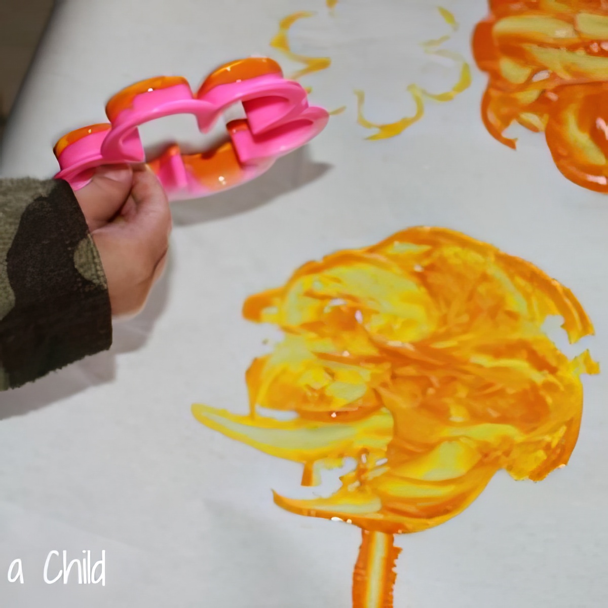 Cookie Cutter Prints for a fun filled painting afternoon session with  your little ones!