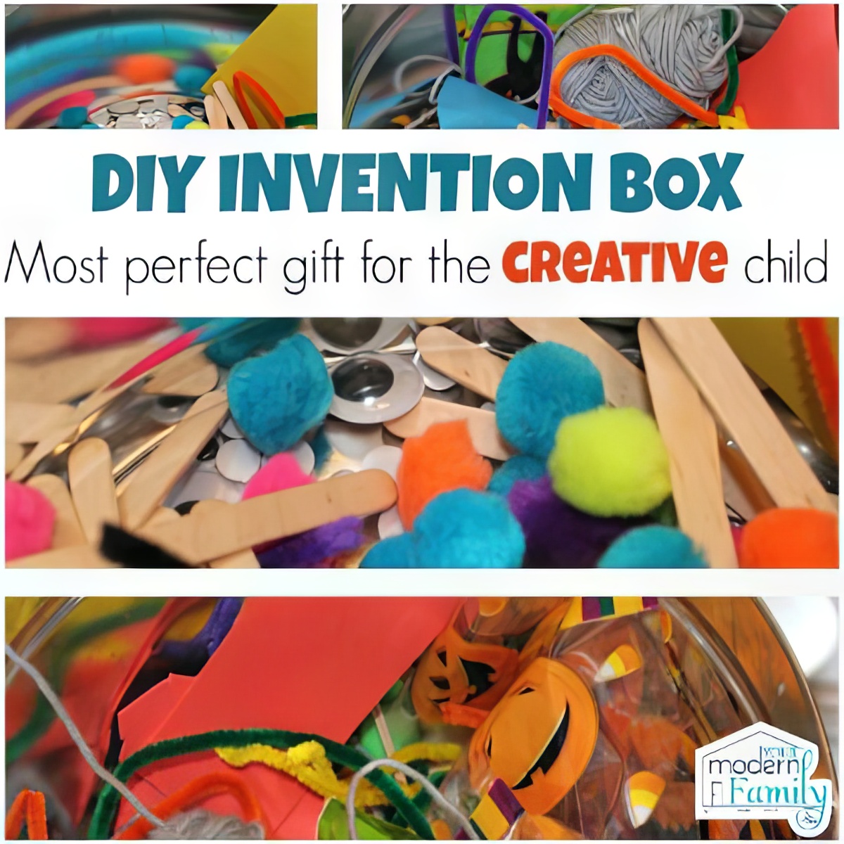 DIY-invention-box, educational activity for 5-year-old