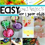 Easy Art Projects for Your 1 Year Olds