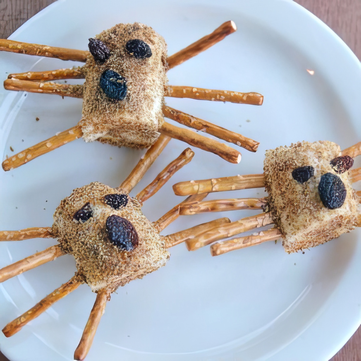 Munching these yummy banana spiders with your kids! Because, why not? 