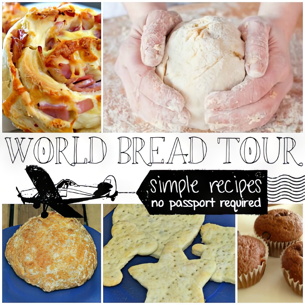 Go on a World Bread Tour as you try to make these lovely amazing bread recipes, kids will surely love!