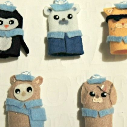 Homemade Finger Puppets for Toddlers and Preschoolers - Octonauts