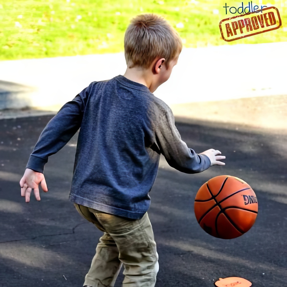 Playing basketball while learning sight words is a sure hit with the kids!