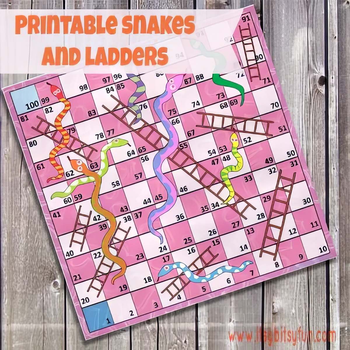snakes and ladders board games, printable board games