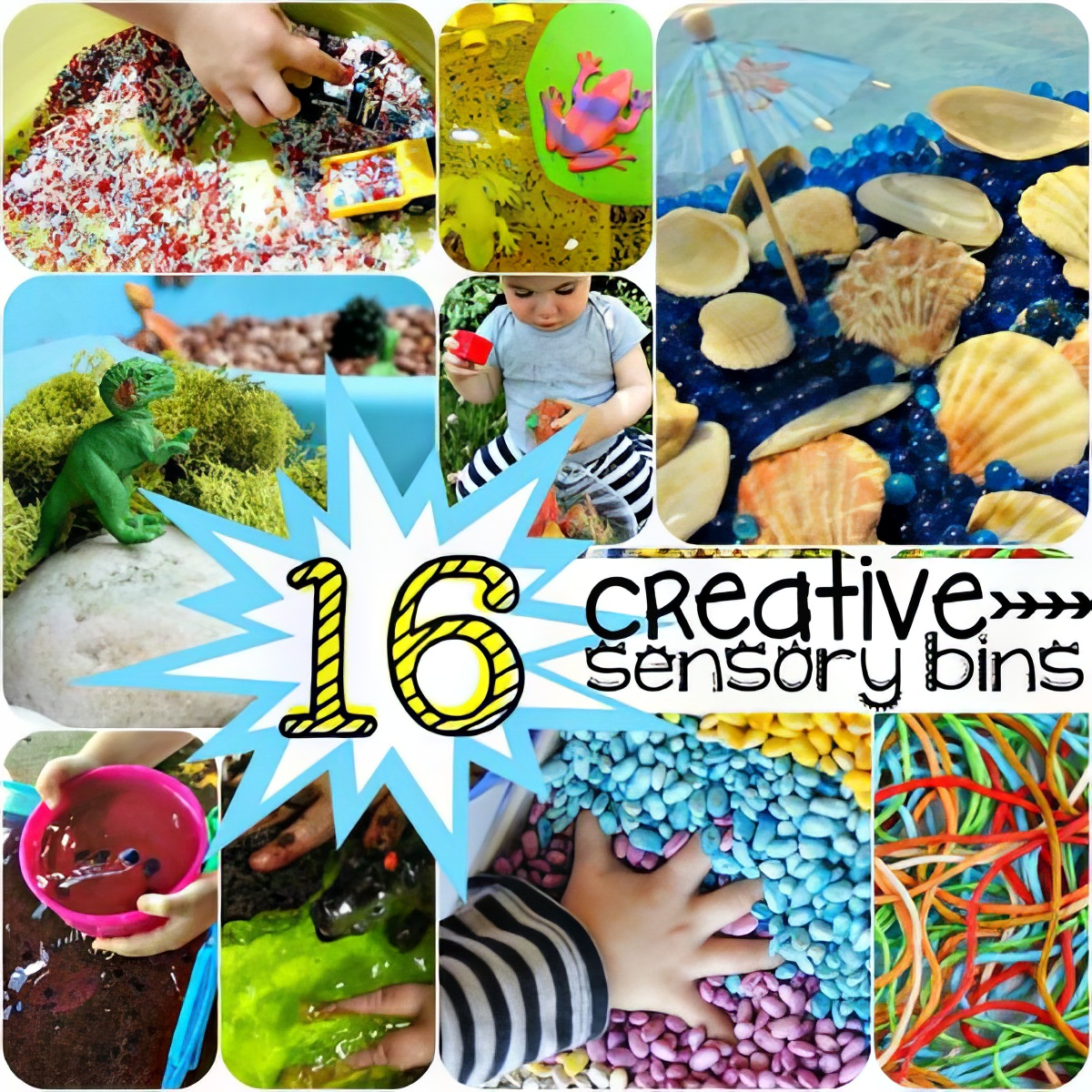 16 creative sensory bins from play idea
