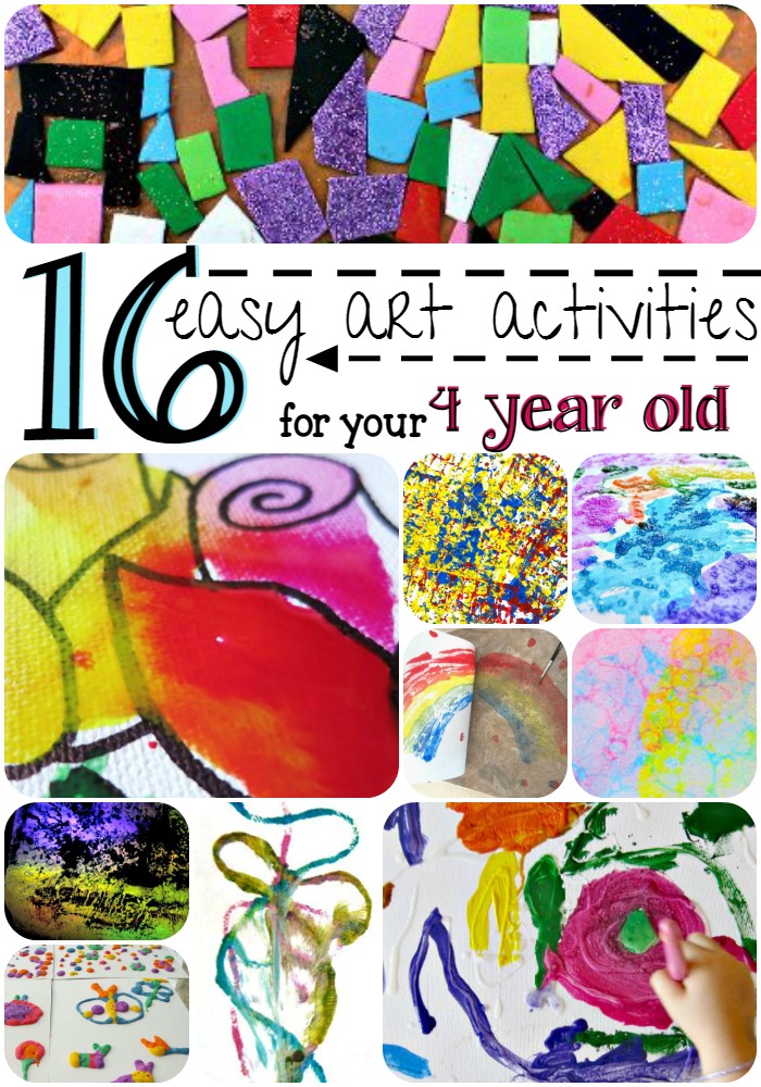 16 easy art activities for your four year old