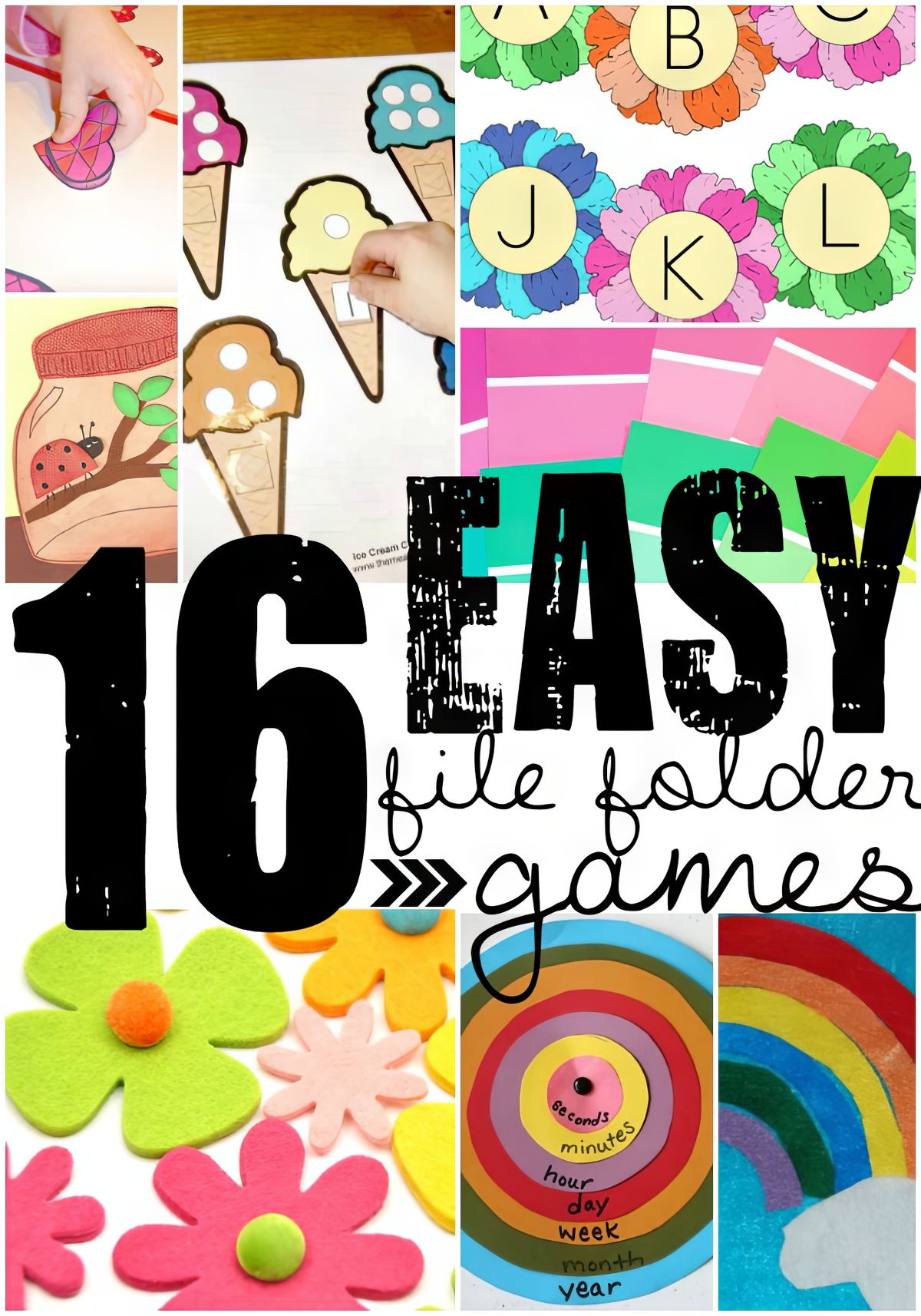 Easy File Folder Games you can do with your kids!