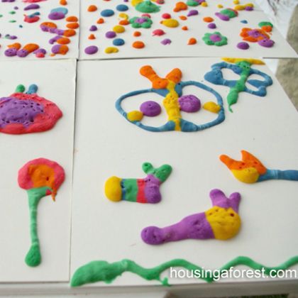microwave puffy paint, 16 Easy Art Activities For Your 4 Year Old