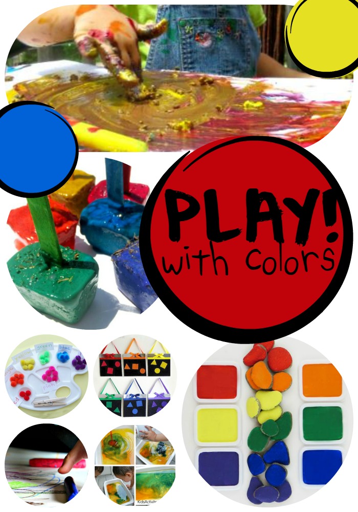 preschoolers play with color