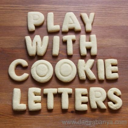 cookie letters, Letter Learning Activities For Preschoolers
