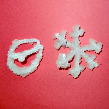 crystal snowflakes, Snow-Themed Science Activities