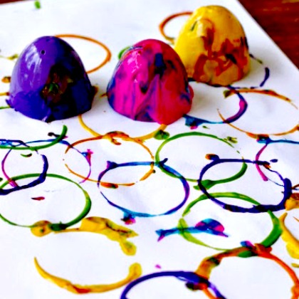easter egg painting, fine-motor-skills-practice-for-toddlers, fun fine motor activities