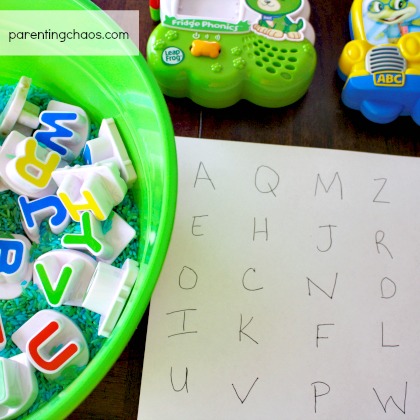 Letter Learning Activity for Preschoolers, Letter Learning Activities For Preschoolers