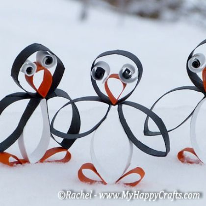 penguin-craft-for-winter-and-snow, cute penguin crafts for kids