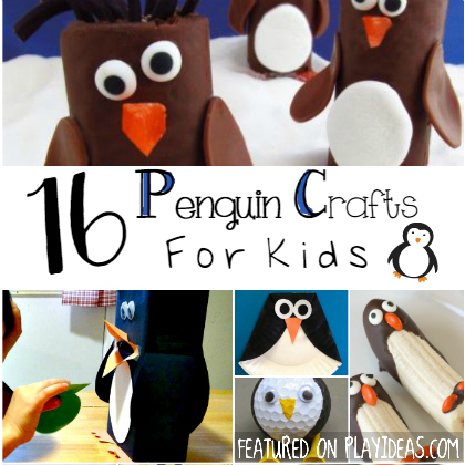 penguin crafts, cute penguin crafts for kids