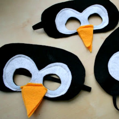 penguin masks, cute penguin crafts for kids