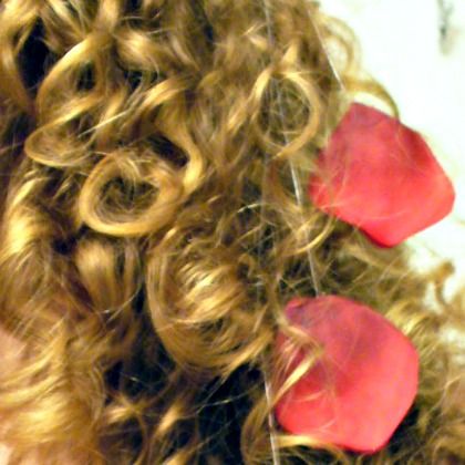 rose petal, 15 valentines day hair bow crafts, bow projects, easy bow clips, clips for girls
