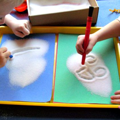 salt tray, Awesome Alphabet Activities For Your Preschooler