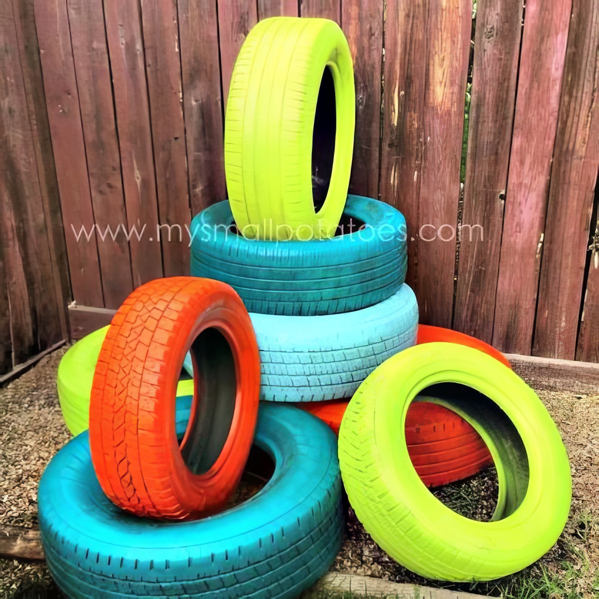 tire climber, Activities For Smaller Kids to do When The Big Kids Go To School
