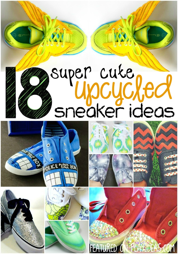 18 super cute upcycled sneaker ideas