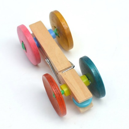 CLOTHESPIN CAR, Super Fun and Easy-To-Make Toys for Kids