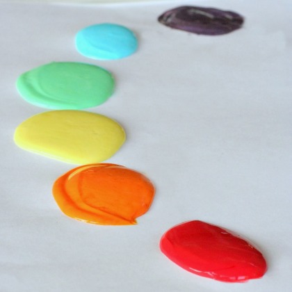 EDIBLE BABY PAINT, Engaging Activities For Babies