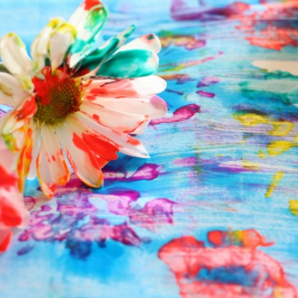 FLOWER PAINTING, Colorful and Fabulous Flower Activities for Kids!