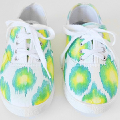 IKAT SNEAKERS, Cool Upcycled Sneaker Ideas