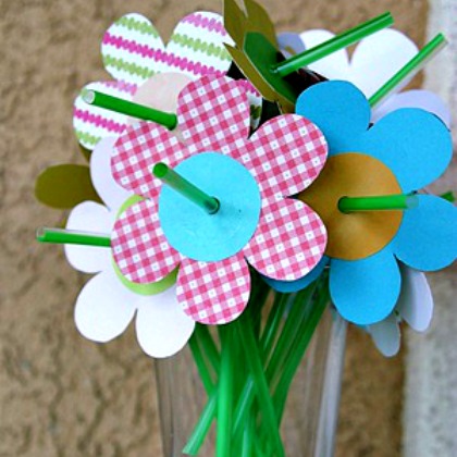 PAPER STRAW FLOWERS, Colorful and Fabulous Flower Activities for Kids!