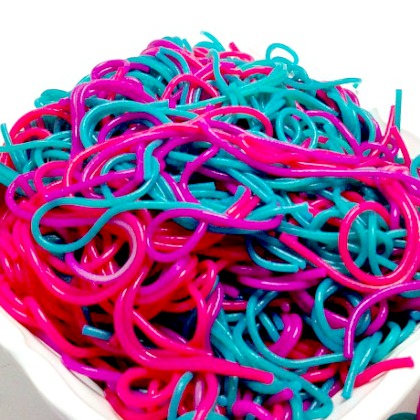 RAINBOW NOODLES, 25 super silly snack ideas, snack ideas for kids, kids snacks, healthy food, creative snack ideas, cute snacks