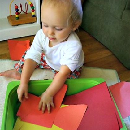 TEARING PAPER, Engaging Activities For Babies