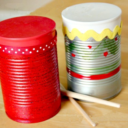 TIN CAN DRUMS, Super Fun and Easy-To-Make Toys for Kids