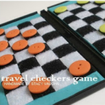 button checkers, Super Cute Button Crafts for preschoolers