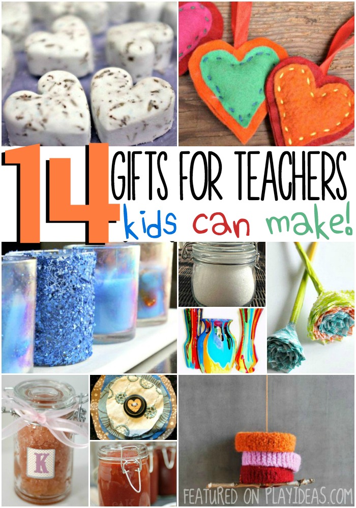 gifts for teachers kids can make