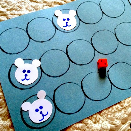 polar bear race game