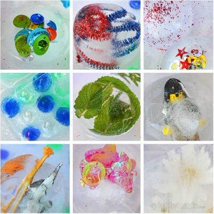things to freeze in ice, 25 Ice Experiments for Hot Summer Days