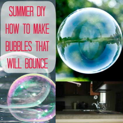 bouncing bubbles for preschoolers!