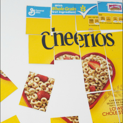 breakfast scramble puzzle ideas using cereal boxes