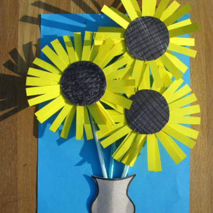 cereal box sunflowers