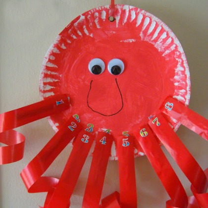 counting octopus, Under the Sea Crafts for Kids