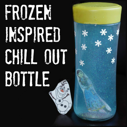frozen chill out,  sensory bottles for toddlers, toddler activities, creative bottles, DIY sensory bottle ideas