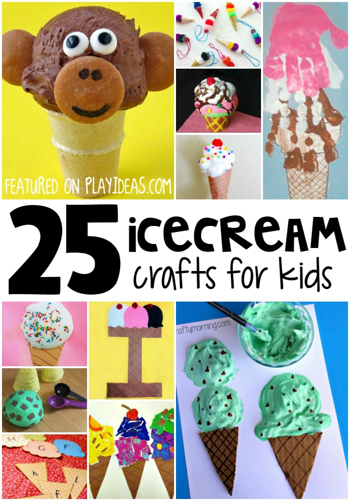 ice cream crafts for kids!