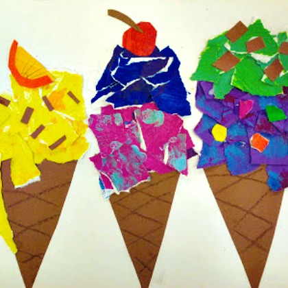 Delightful Ice Cream Cones crafts with the kids!