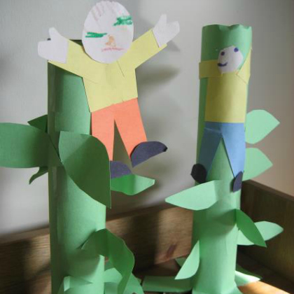 jack and the beanstalk craft for preschoolers!