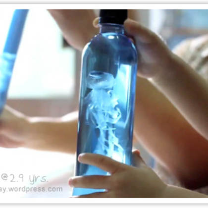 jellyfish,  sensory bottles for toddlers, toddler activities, creative bottles, DIY sensory bottle ideas