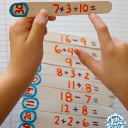 math puzzle activity for preschoolers