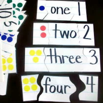 number recognition puzzle game for kids