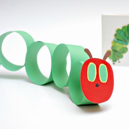  Caterpillar Circles of Paper Craft for preschoolers!