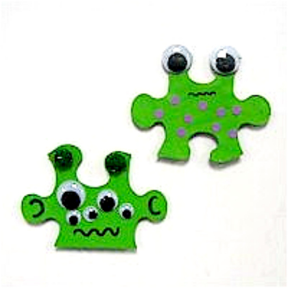 puzzle aliens craft and activities for kids