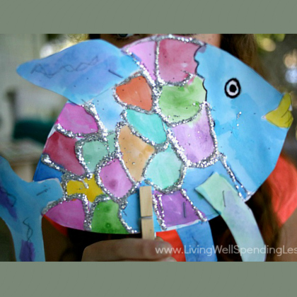 rainbow fish, Under the Sea Crafts for Kids